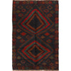 Dark Blue Baluchi Rug 4' 4" x 6' 6" (ft) - No. W28020