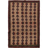 Hand Knotted Baluchi Rug 4' 3" x 6' 5" (ft) - No. W28021