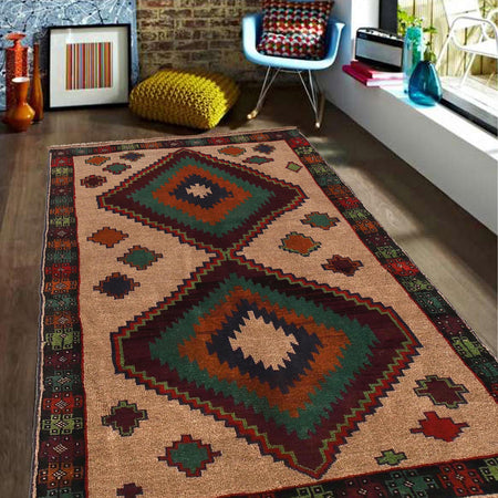 Baluch Short Carpet 4' 0" x 6' 8" (ft) - No. W29018