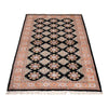 Jaldar Black Hand Knotted Rug 4' 3" x 5' 11" (ft) - No. W29533