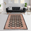 Jaldar Black Hand Knotted Rug 4' 3" x 5' 11" (ft) - No. W29533