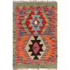 Handmade Vegetable Kilim 1' 6" x 2' 2" (ft) - No. W29843