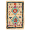 Handmade Floor Mat 1' 5" x 2' 2" (ft) - No. W30391