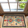 Handmade Floor Mat 1' 5" x 2' 2" (ft) - No. W30391