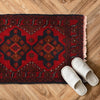 Red Color Doormat 1' 4" x 2' 1" (ft) - No. W30418