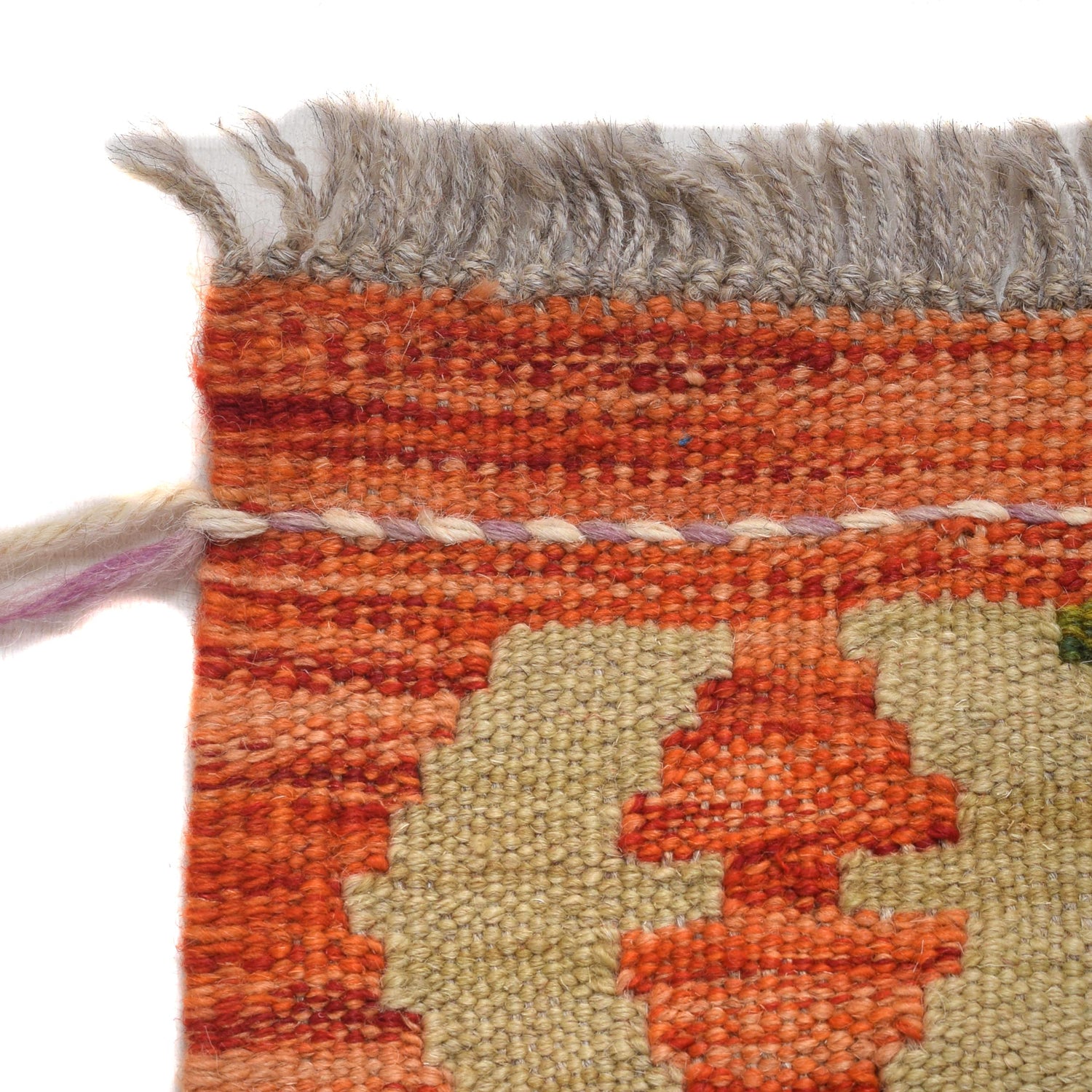 Vegetable Kelim Runner 2' 7" x 9' 7" (ft) - No. W30862