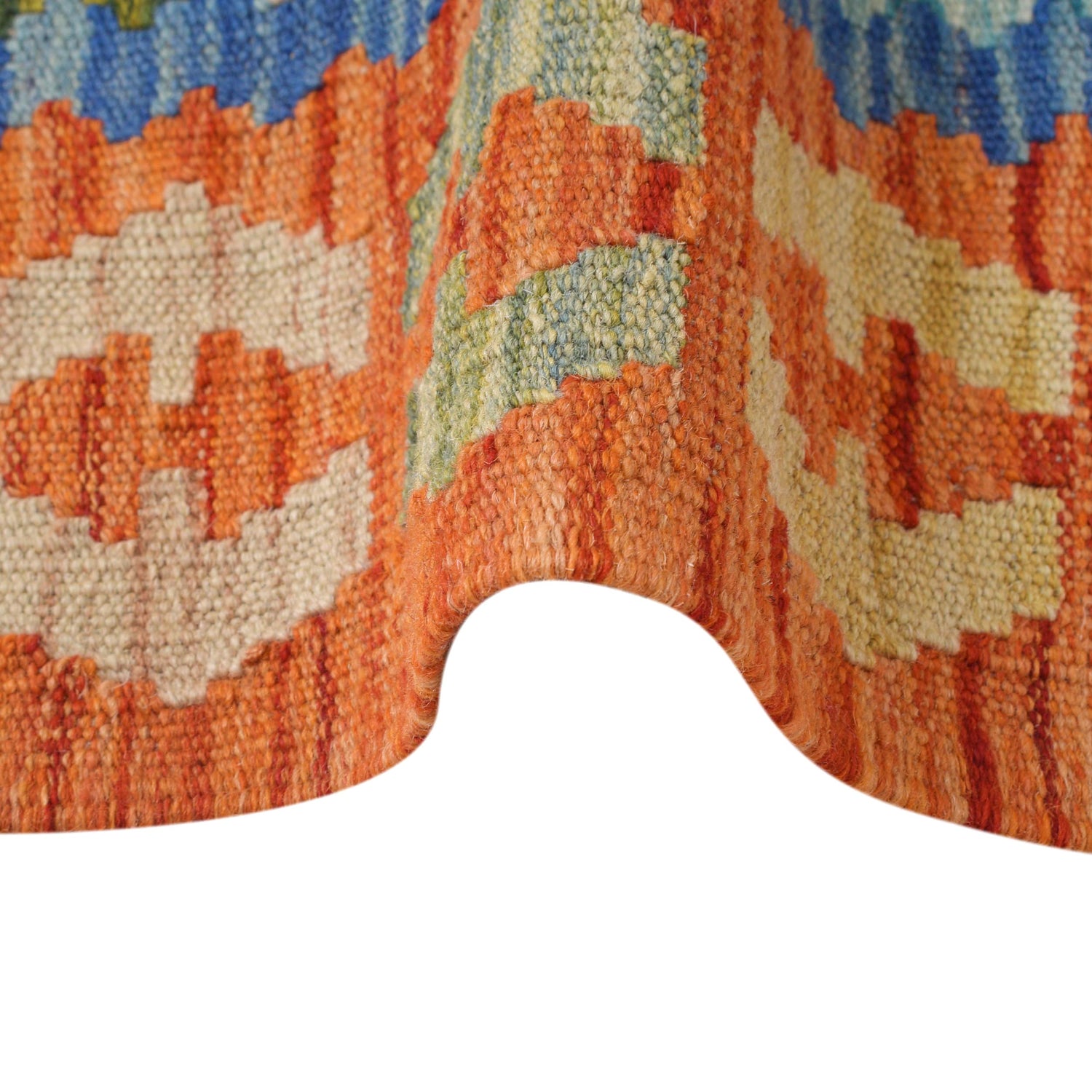 Vegetable Kelim Runner 2' 7" x 9' 7" (ft) - No. W30862