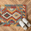 Handmade Vegetable Kilim 2' 0" x 2' 10" (ft) - No. W30945