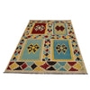 Handmade Vegetable Kilim 4' 4" x 6' 3" (ft) - No. W31593