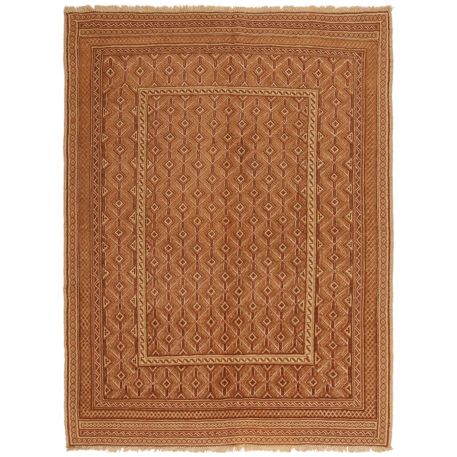 Premium Quality Kilim Rug 4' 1" x 5' 5" (ft) - No. W31596