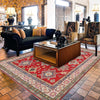 Red Kazak Carpet 8' 2" x 9' 10" (ft) - No. W34026
