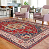 Red Kazak Rug 4' 1" x 5' 9" (ft) - No. W34030