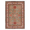 Hand Knotted Kazak Rug 4' 11" x 5' 11" (ft) - No. W34033