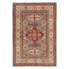 Gray Kazak Rug 4' 3" x 5' 9" (ft) - No. W34034
