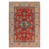 Hand Knotted Kazak Rug 4' 1" x 6' 0" (ft) - No. W34048