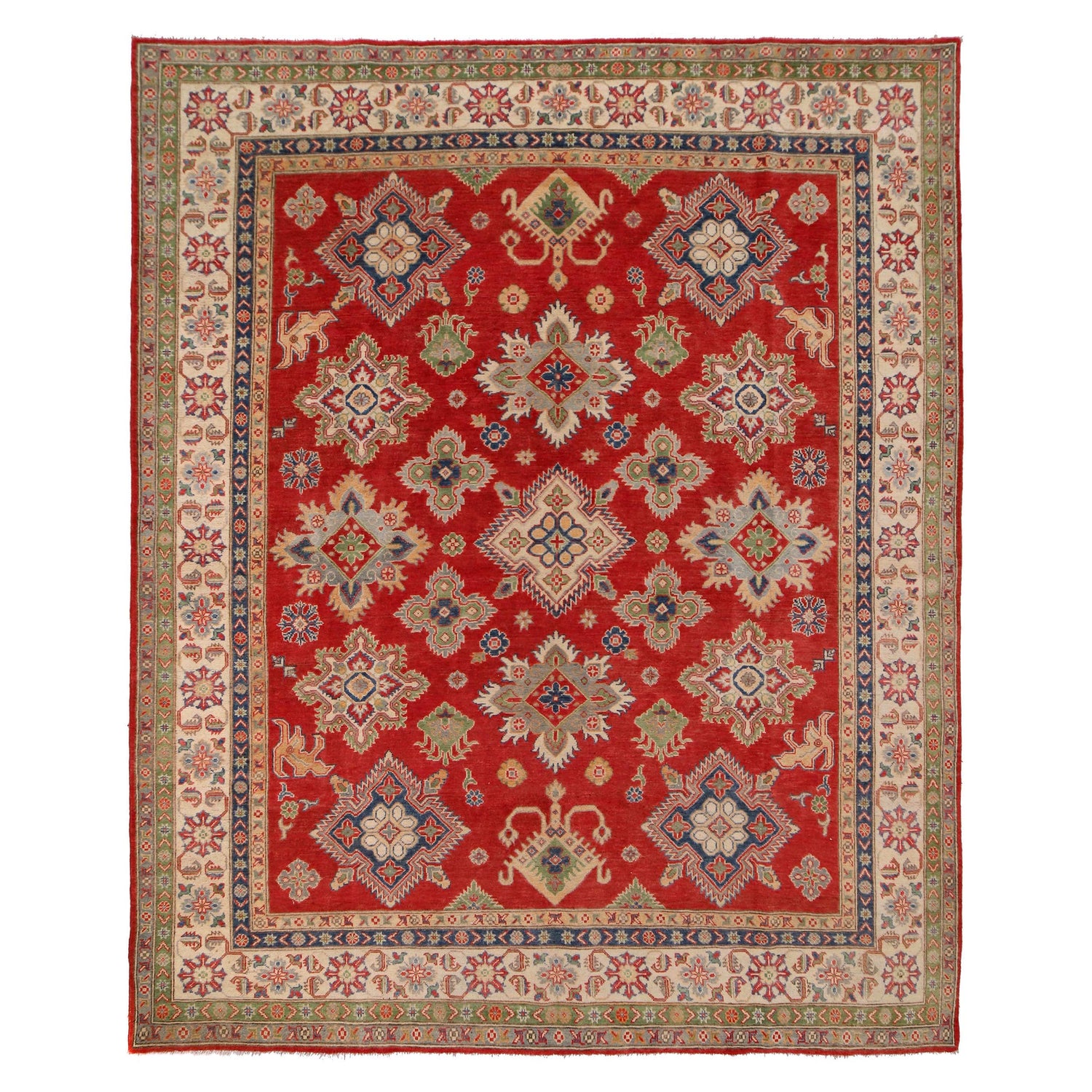 Oriental Kazak Carpet 8' 2" x 9' 11" (ft) - No. W34051