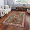 Green Color Kazak Rug 4' 11" x 6' 7" (ft) - No. W34055