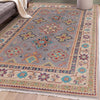 Oriental Kazak Rug 4' 0" x 5' 8" (ft) - No. W34070