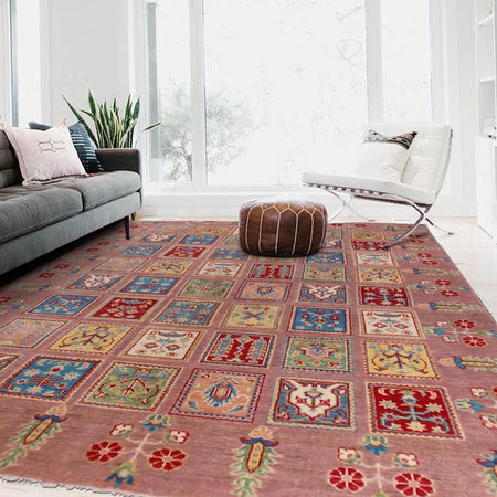 Handmade Bakhtiar Carpet 5' 7" x 7' 9" (ft) - No. W34078
