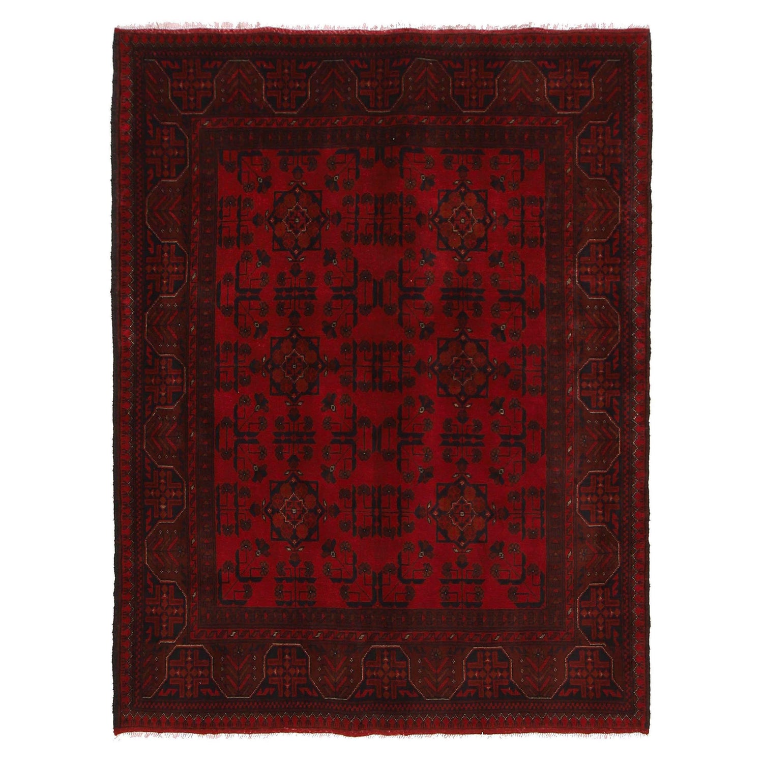 Handmade Khal Mohammadi Rug 4' 11" x 6' 4" (ft) - No. W34089