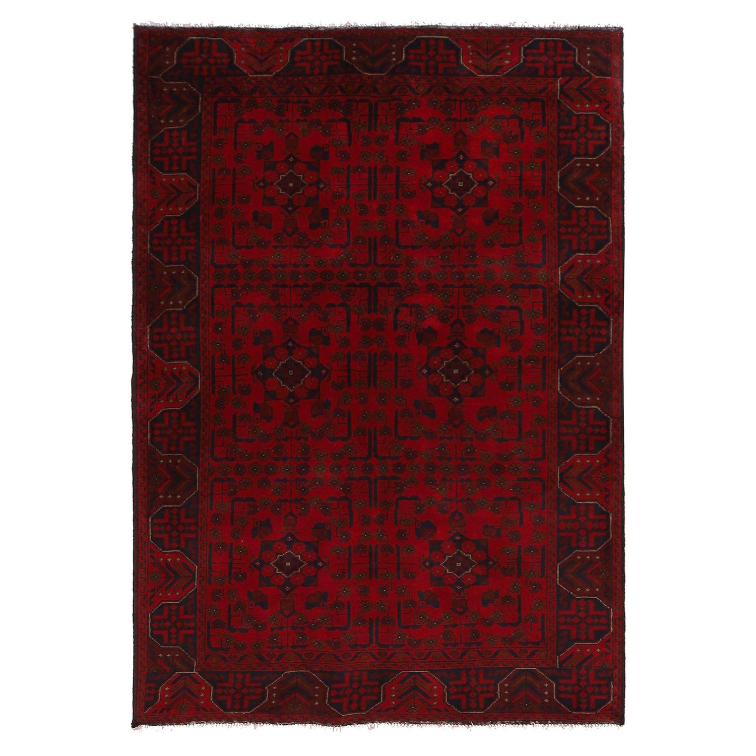 Oriental Khal Mohammadi Rug 4' 2" x 6' 5" (ft) - No. W34090