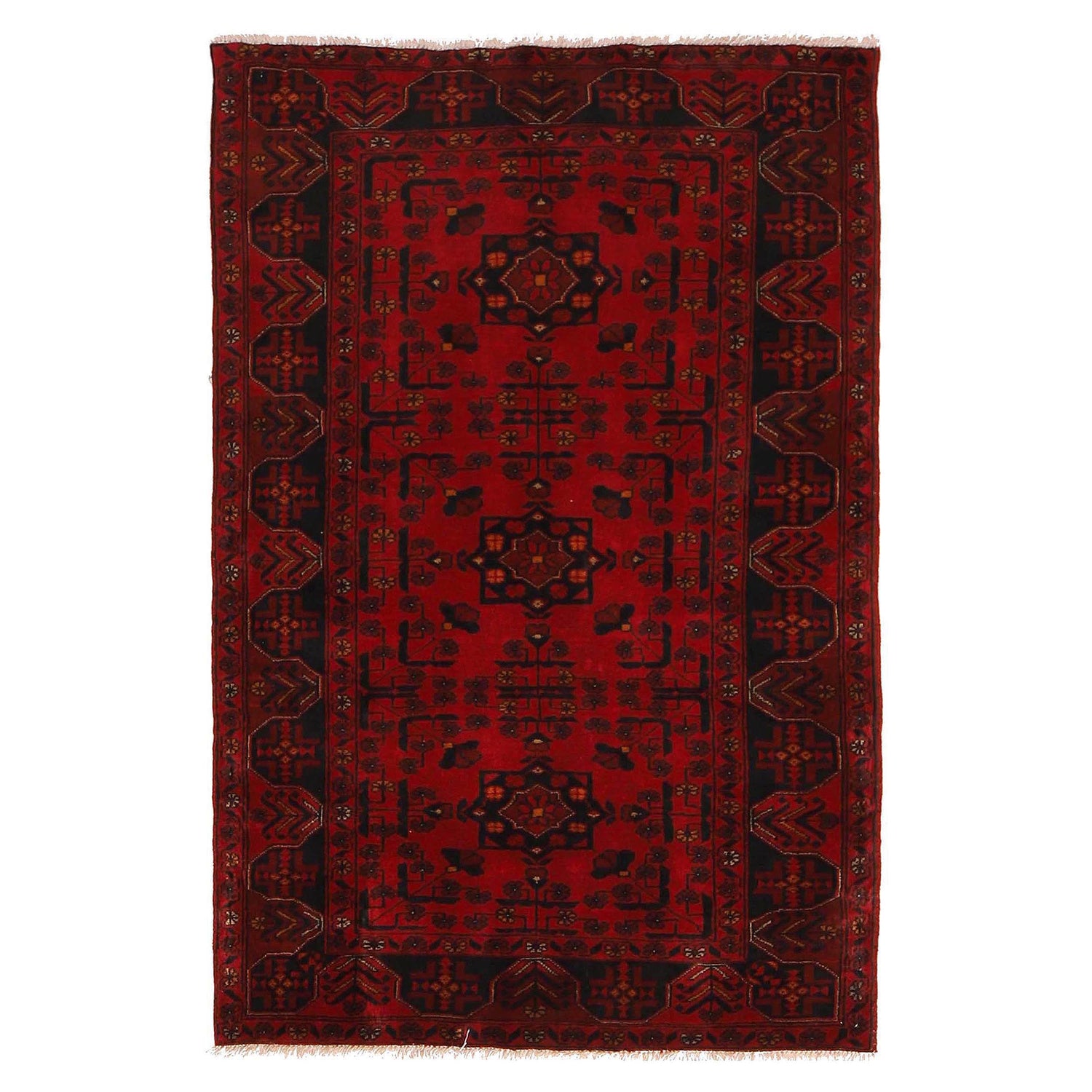 Oriental Khal Mohammadi Rug 3' 2" x 4' 10" (ft) - No. W34097