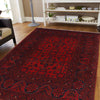 Deep Red Khal Mohammadi Rug 3' 5" x 5' 3" (ft) - No. W34100