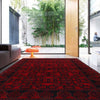 Red Khal Mohammadi Carpet 4' 0" x 6' 7" (ft) - No. W34102