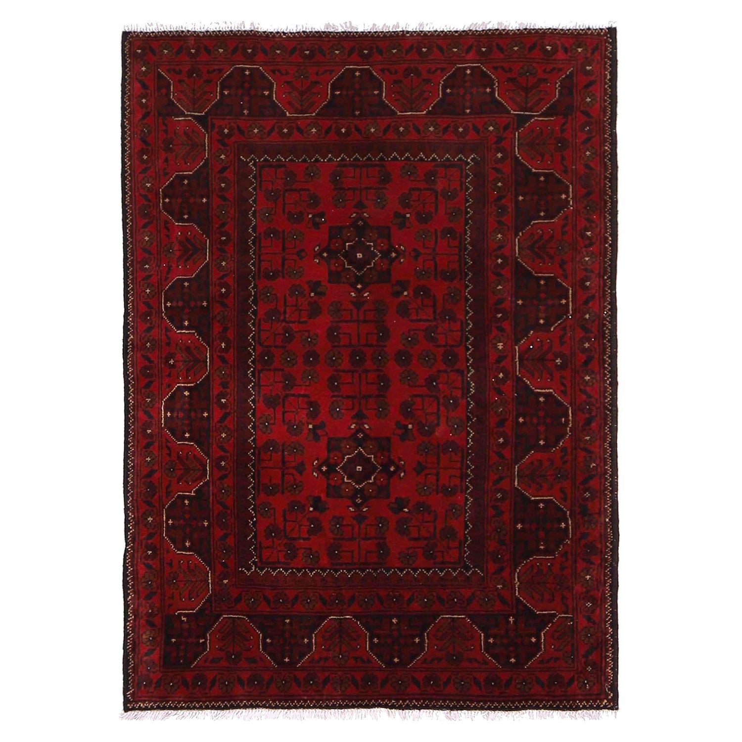 Oriental Khal Mohammadi Rug 3' 5" x 4' 8" (ft) - No. W34106