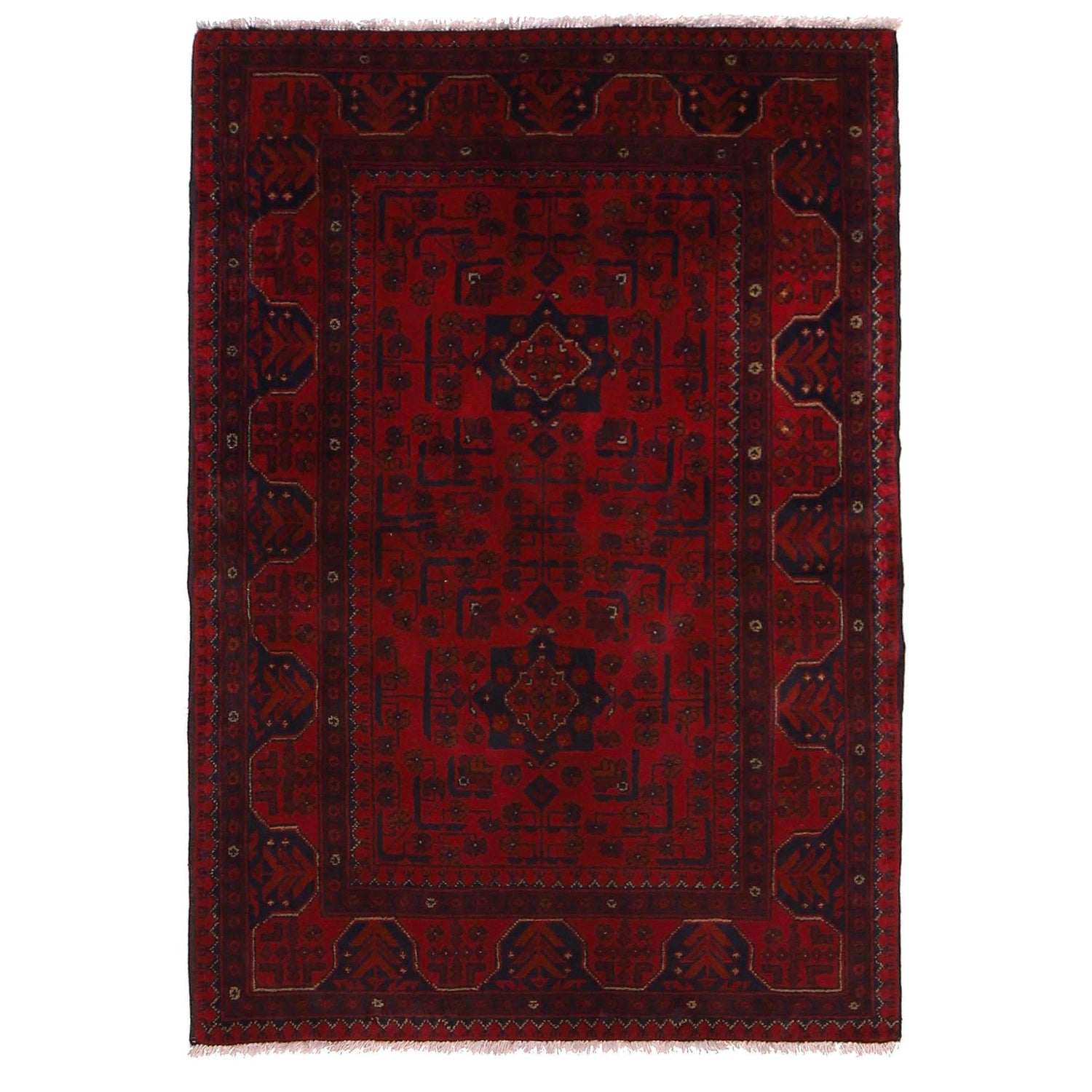 Oriental Khal Mohammadi Rug 3' 6" x 5' 0" (ft) - No. W34108