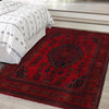 Red Khal Mohammadi Rug 3' 5" x 4' 11" (ft) - No. W34111