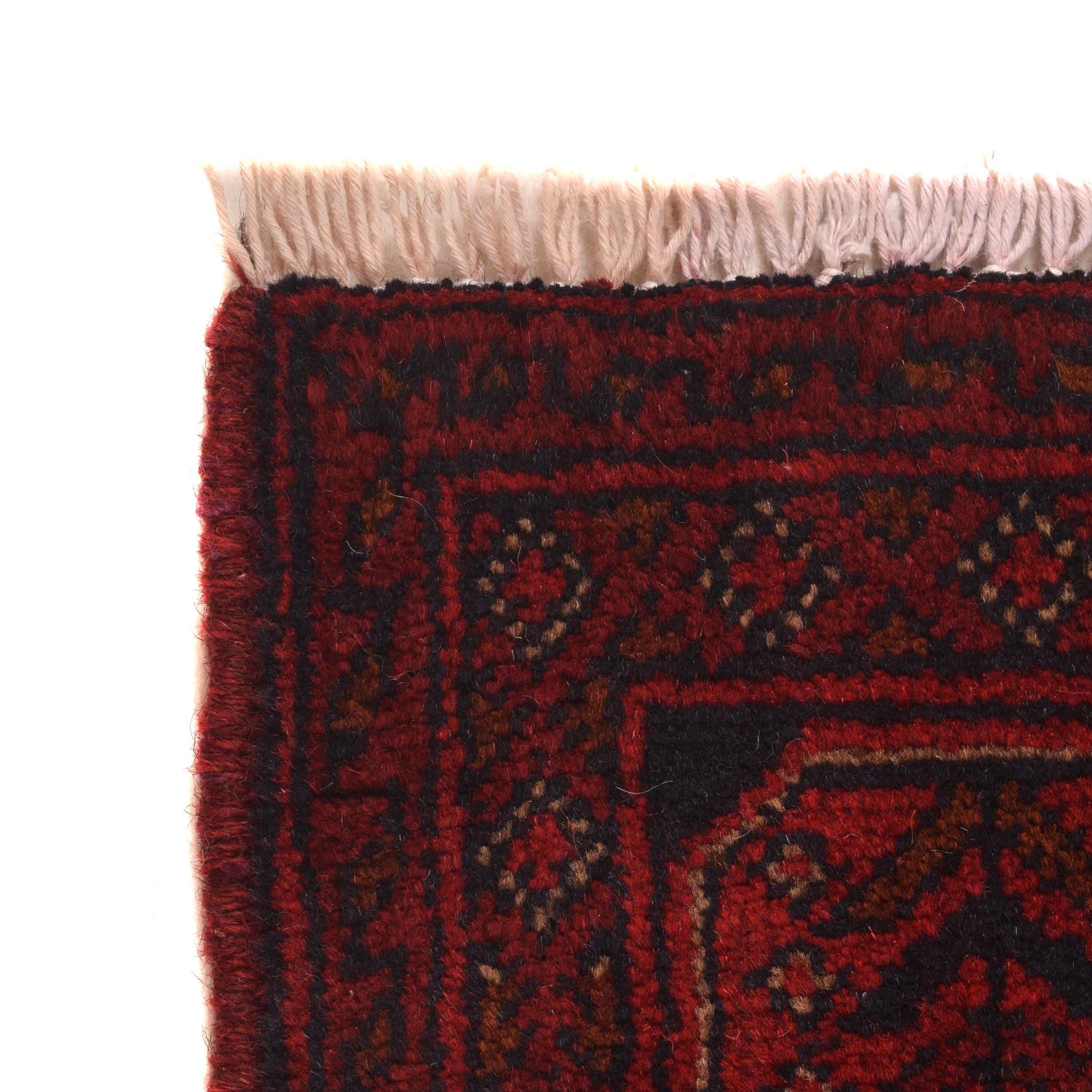 Red Color Khal Mohammadi Rug 3' 5" x 4' 9" (ft) - No. W34187