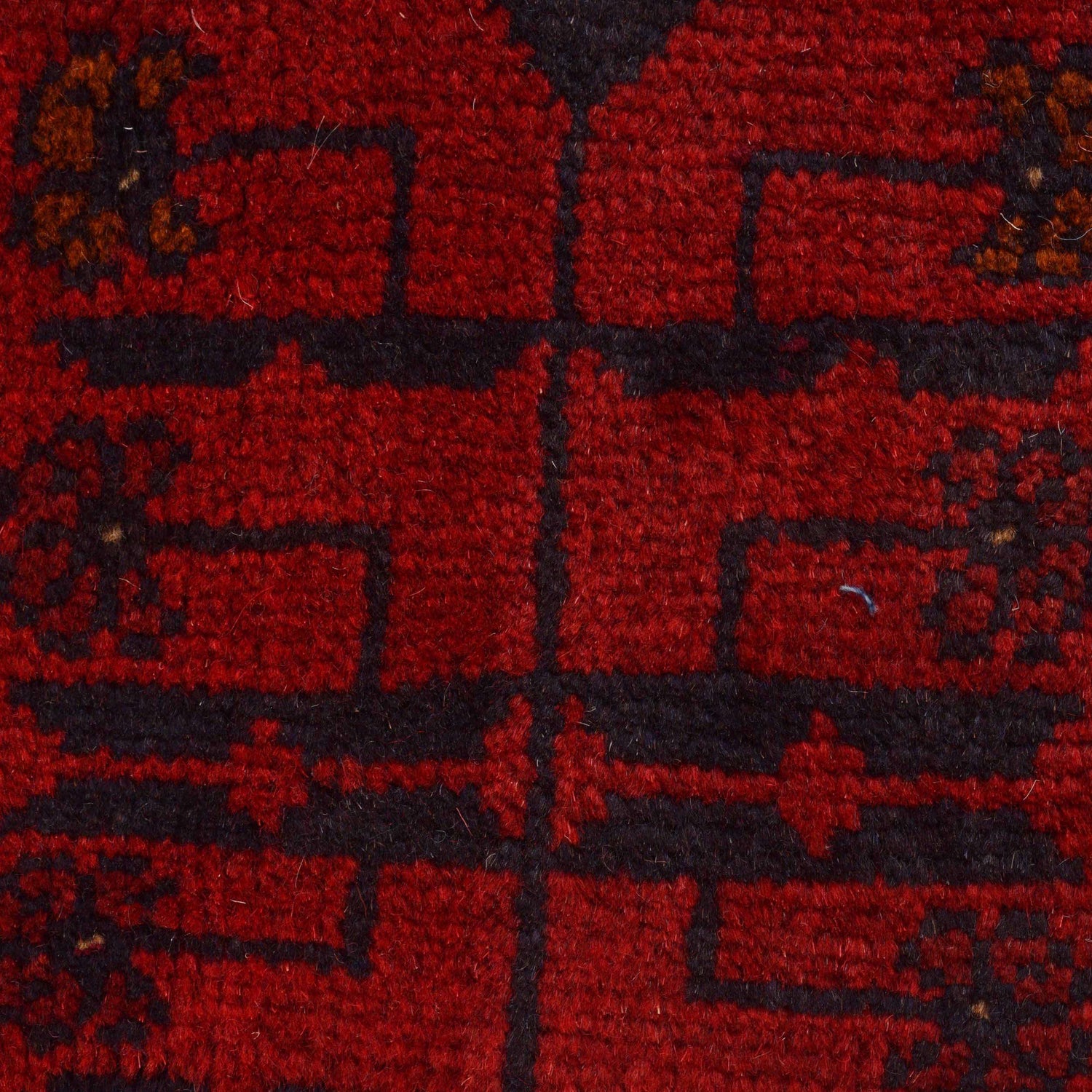 Red Color Khal Mohammadi Rug 3' 5" x 4' 9" (ft) - No. W34187