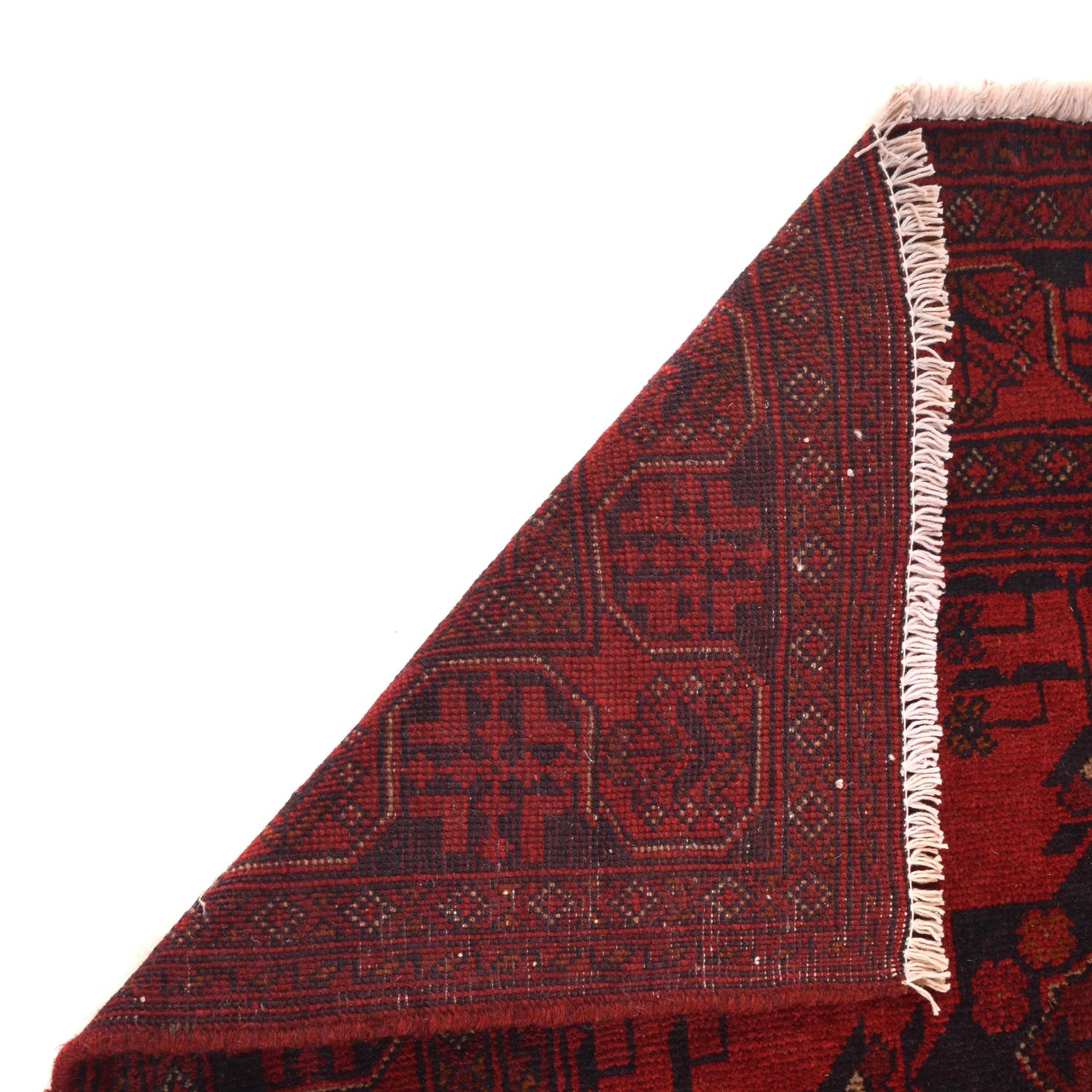 Red Color Khal Mohammadi Rug 3' 5" x 4' 9" (ft) - No. W34187