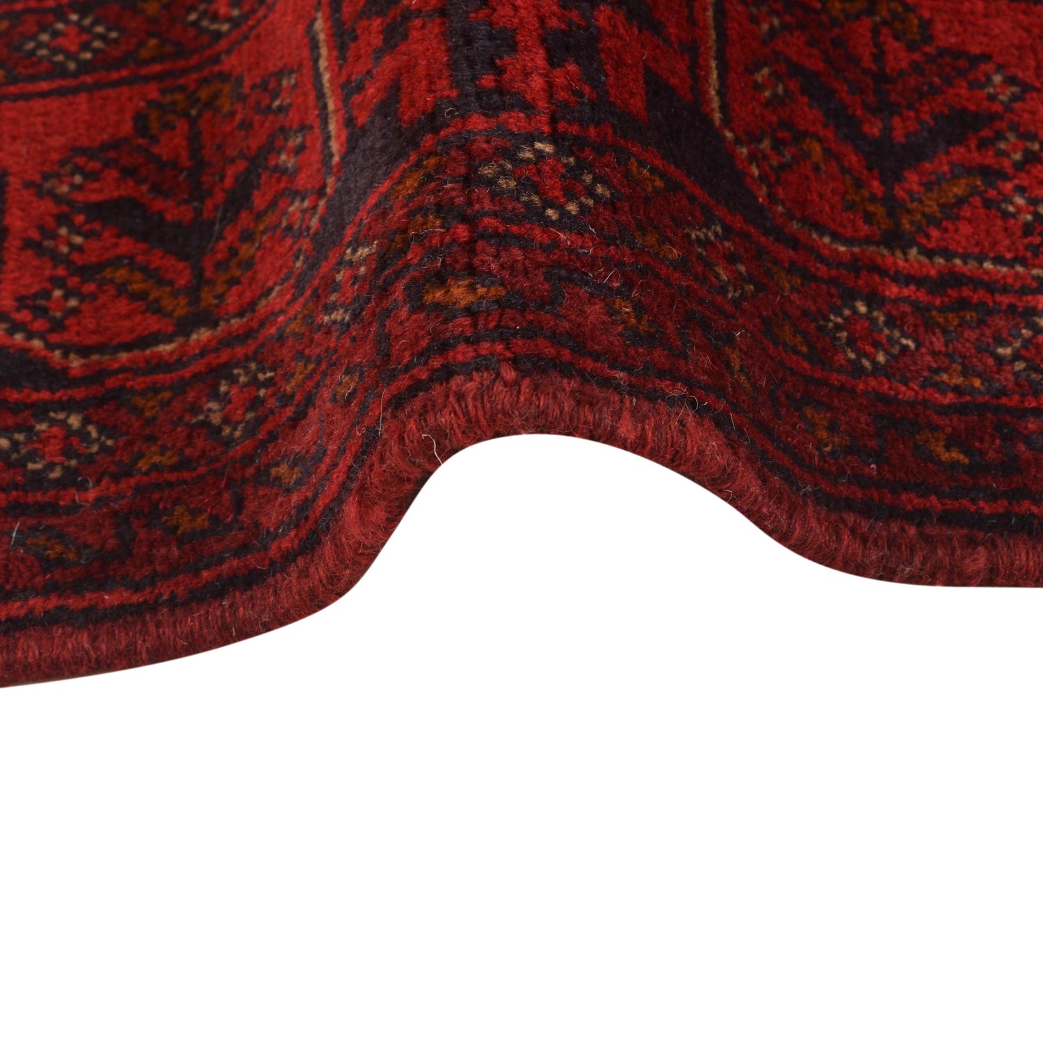 Red Color Khal Mohammadi Rug 3' 5" x 4' 9" (ft) - No. W34187