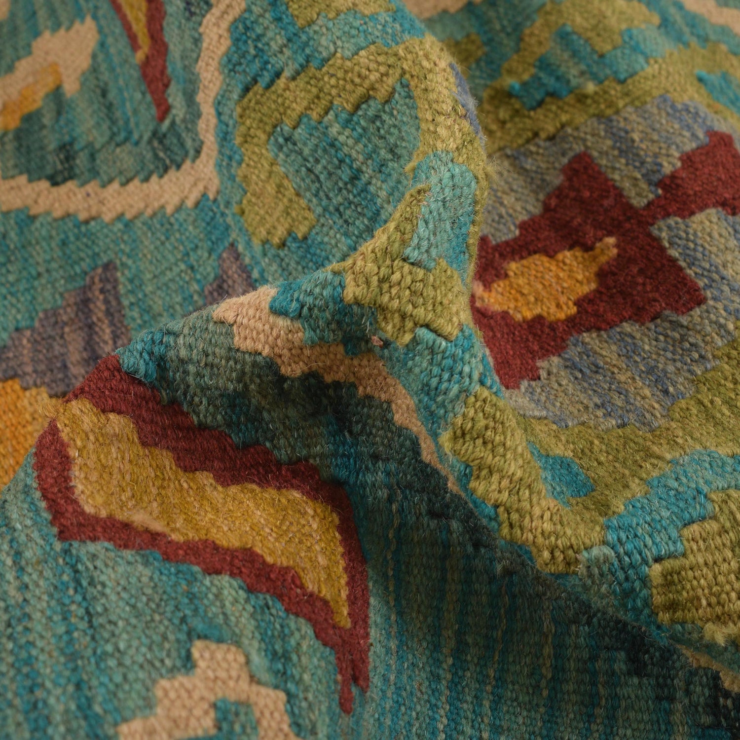 Vegetable Kilim Runner 2' 0" x 6' 5" (ft)- No. W34203