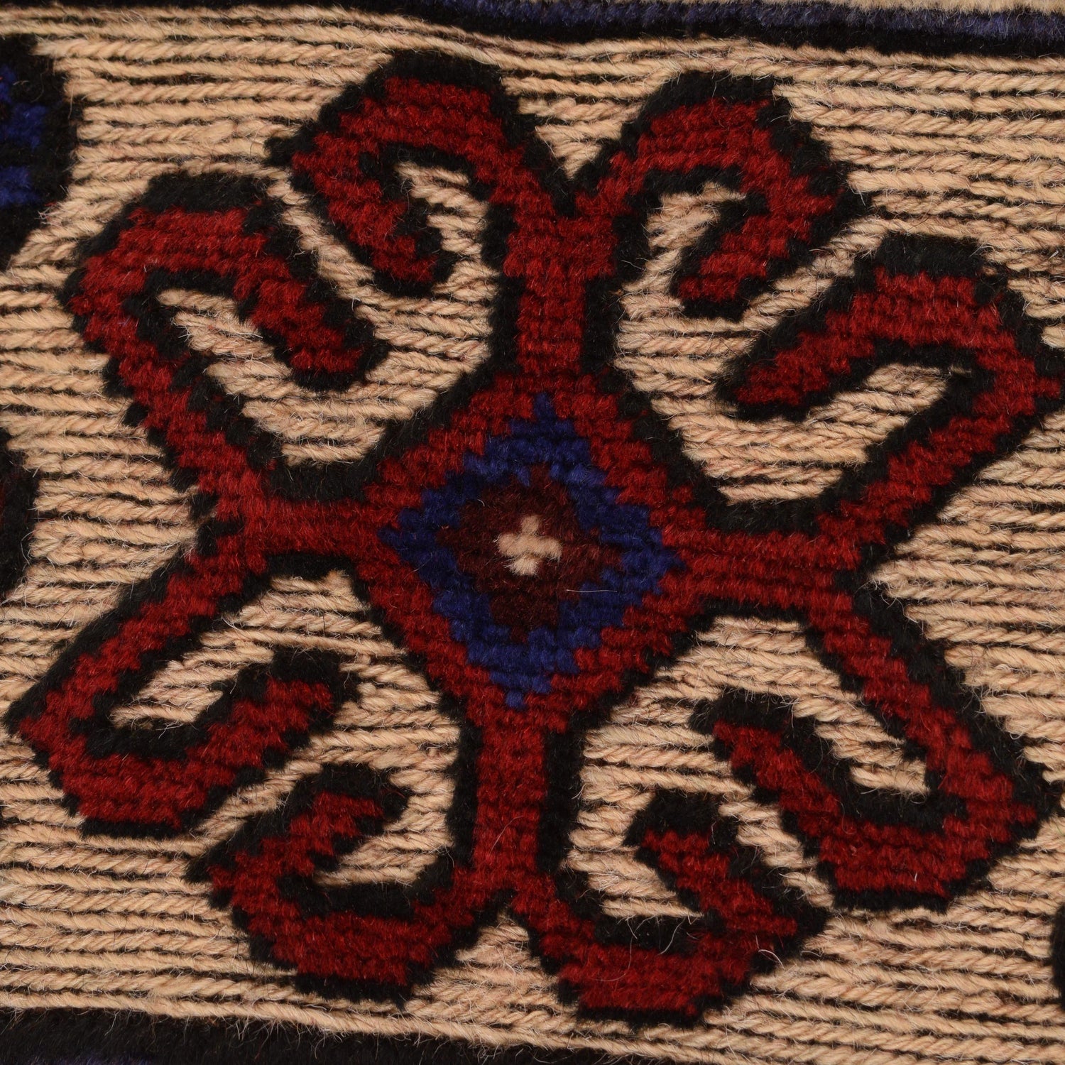 Multi Barjasta Rug 4' 2" x 6' 2" (ft) - No. W34206