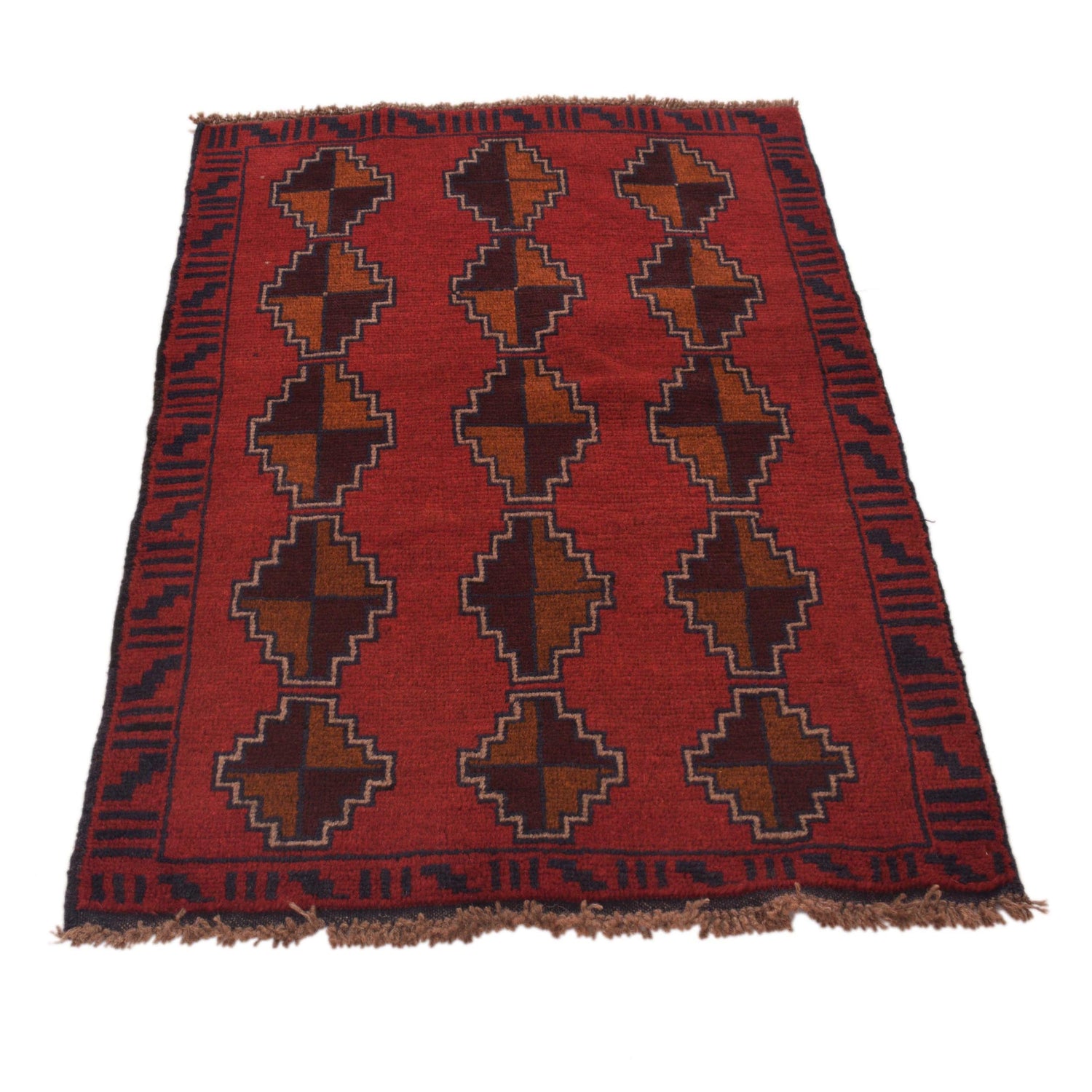Tribal Baloch Rug 2' 8" x 4' 4" (ft) - No. W34209