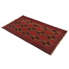 Red Color Baluchi Rug 2' 8"x 4' 8" (ft) - No. W34213