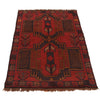 Red Color Baluchi Rug 2' 9" x 4' 5" (ft) - No. W34215