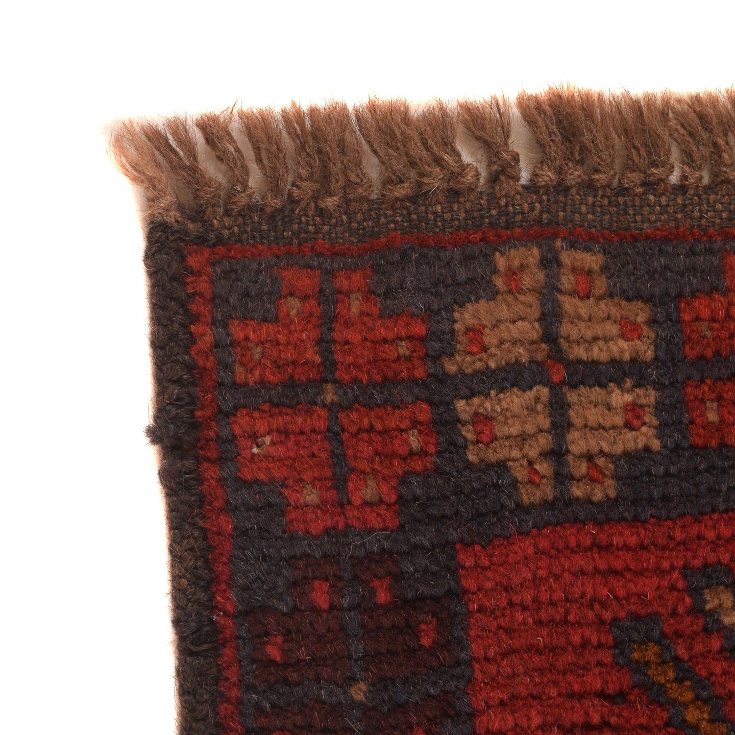 Red Color Baluchi Rug 2' 9" x 4' 5" (ft) - No. W34215