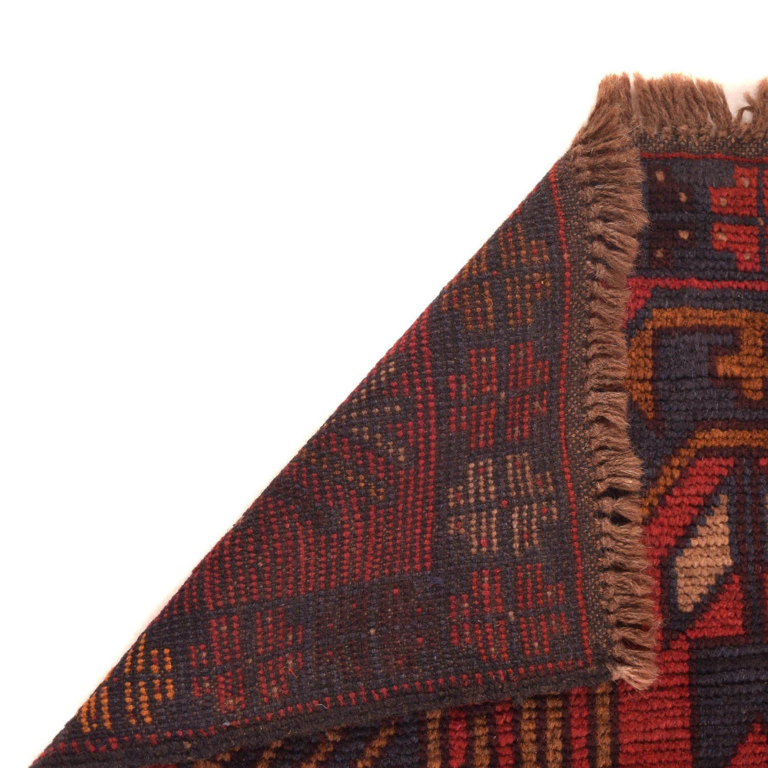 Red Color Baluchi Rug 2' 9" x 4' 5" (ft) - No. W34215