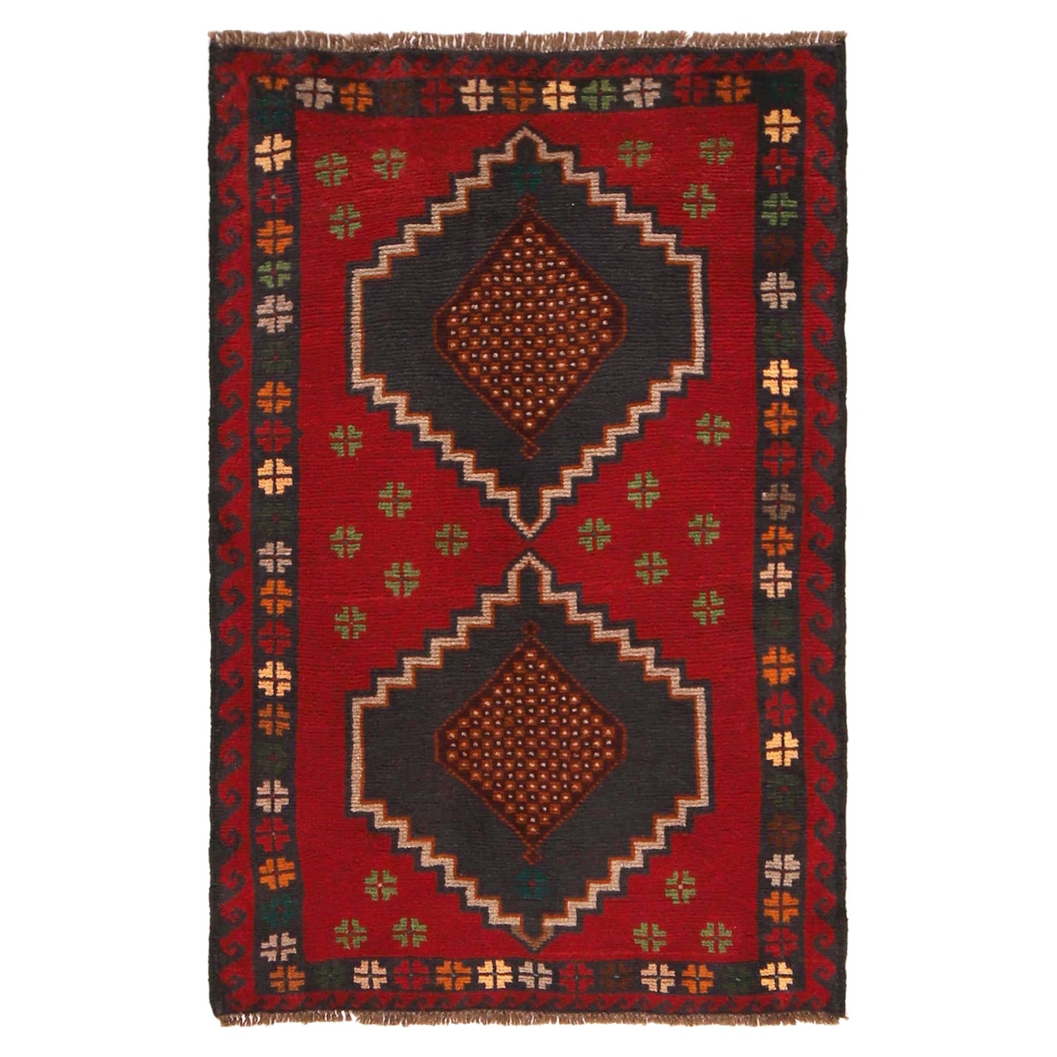 Handmade Baluchi Rug 2' 11"x 4' 8" (ft) - No. W34216