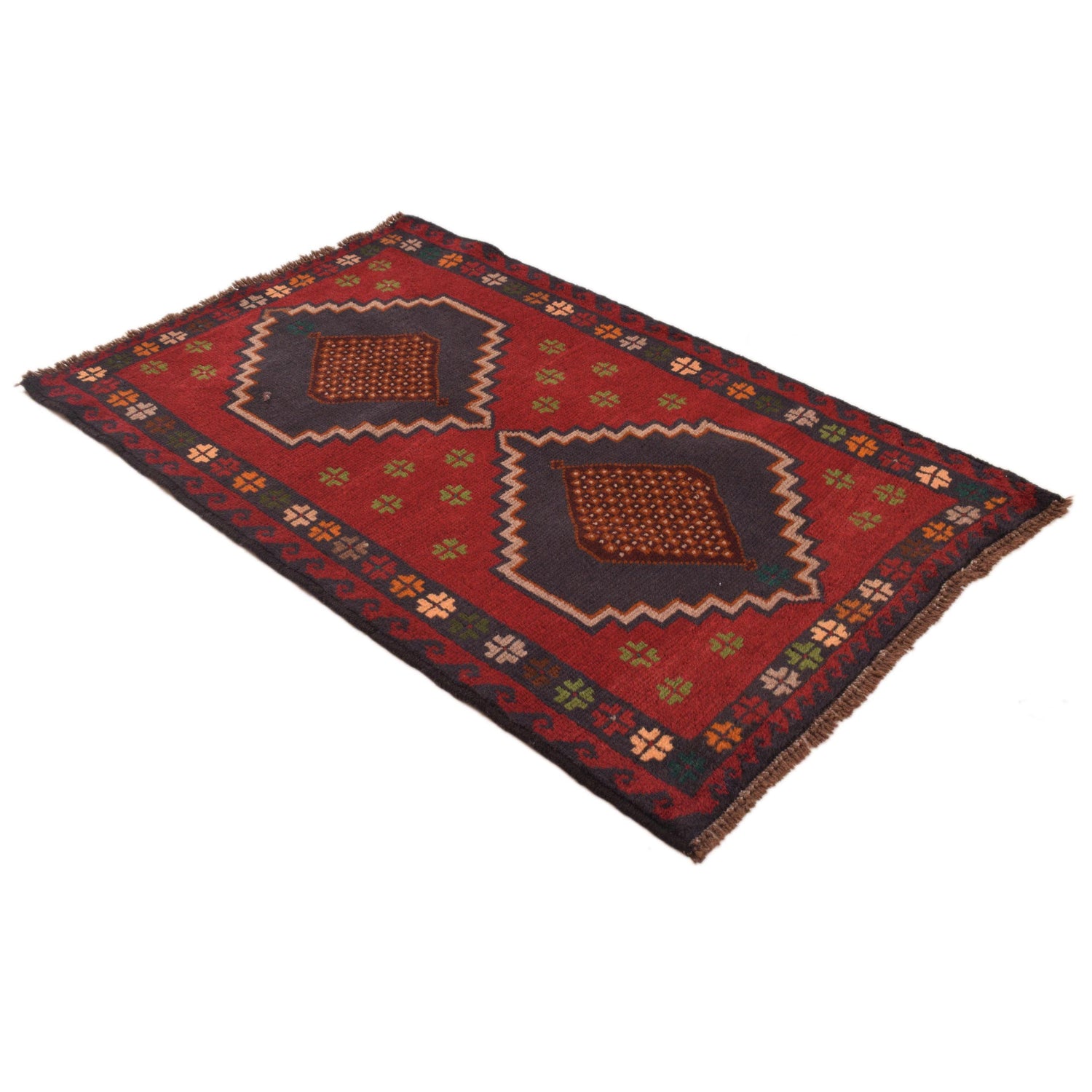 Handmade Baluchi Rug 2' 11"x 4' 8" (ft) - No. W34216