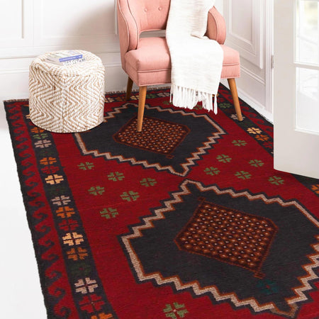 Handmade Baluchi Rug 2' 11"x 4' 8" (ft) - No. W34216