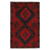 Hand Knotted Baluchi Rug 2' 9"x 4' 7" (ft) - No. W34218
