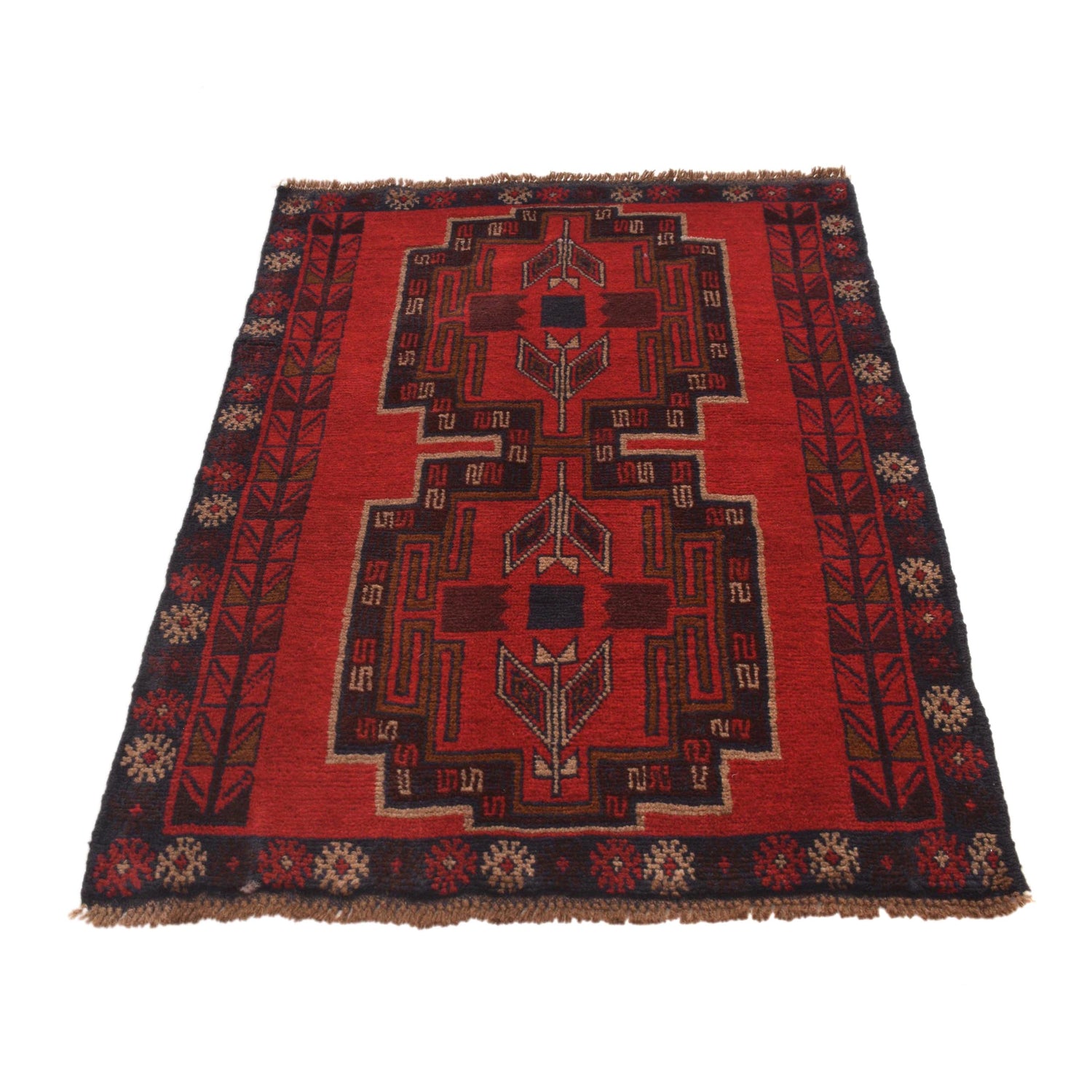 Handmade Balochi Rug 3' 0" x 4' 4" (ft) - No. W34219