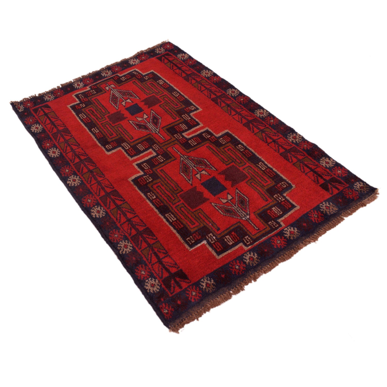 Handmade Balochi Rug 3' 0" x 4' 4" (ft) - No. W34219
