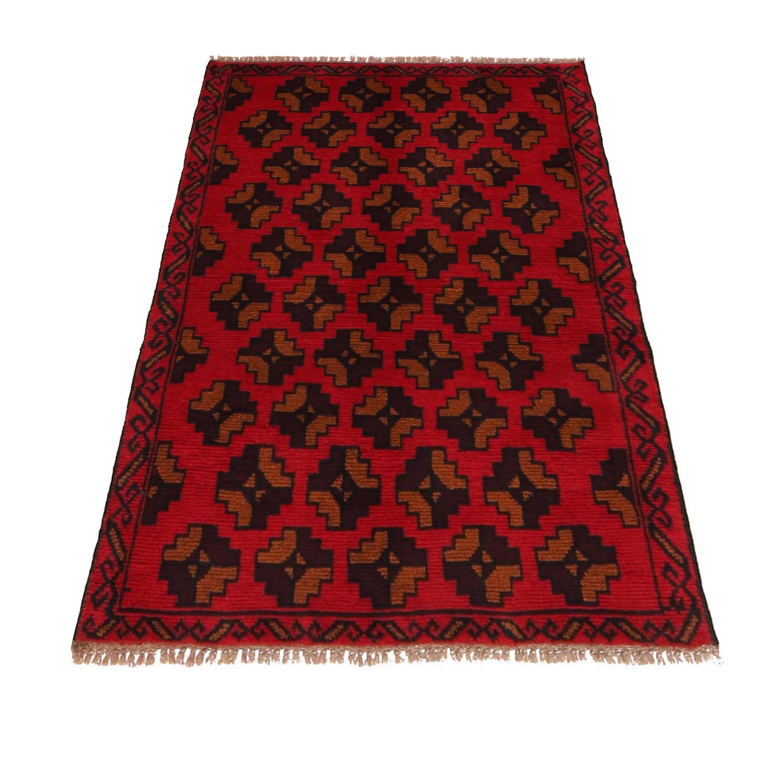 Hand Knotted Baluchi Rug 2' 9" x 4' 5" (ft) - No. W34222