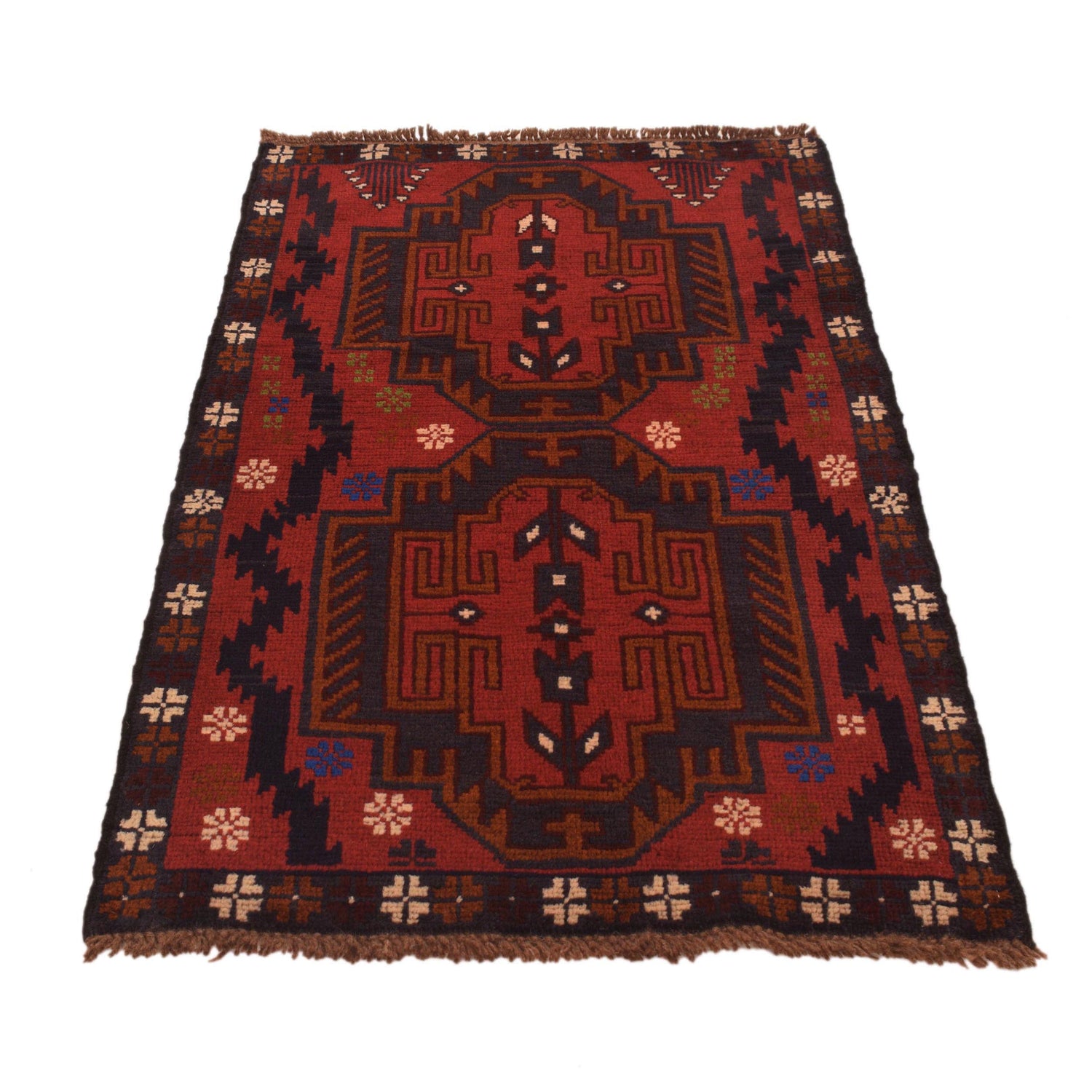 Tribal Baloch Rug 2' 9"x 4' 8" (ft) - No. W34223
